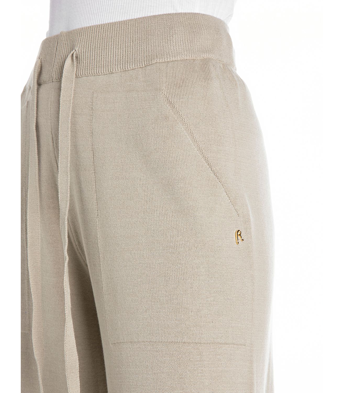 コットンMIX ニットパンツ 詳細画像 アイボリー 5